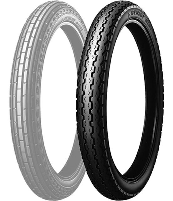 DUNLOP ダンロップ D107 リア 【2.25-17 33L (4PR) WT】 タイヤ