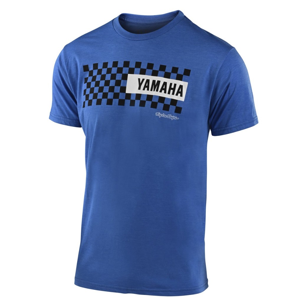US YAMAHA 北米ヤマハ純正アクセサリー Yamaha Checkers Tee by Troy Lee Designs(R) Tシャツ サイズ：2X-Large