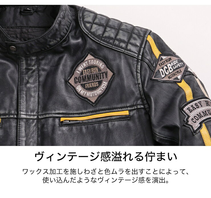 DEGNER デグナー ワックスレザージャケット レザージャケット ジャケット アパレル