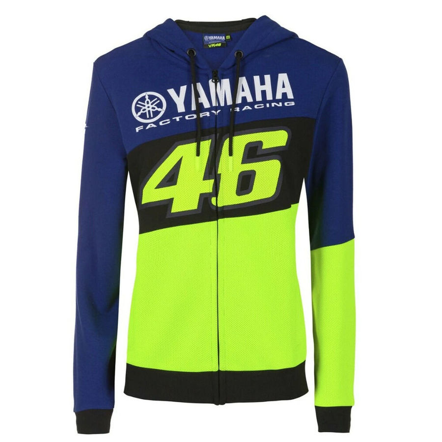 US YAMAHA 北米ヤマハ純正アクセサリー Yamaha VR46 Racing Full Zip Hooded Fleece フリース レディース サイズ：X-Large