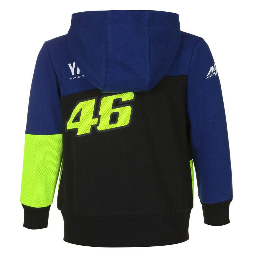 US YAMAHA 北米ヤマハ純正アクセサリー Yamaha VR46 Racing Full Zip Hooded Fleece フリース ユース サイズ：Youth 2X-Large