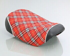 KITACO キタコ タックロールシート モンキー125 HONDA ホンダ シート シート関連 外装 カラー：ホワイト／チェック柄