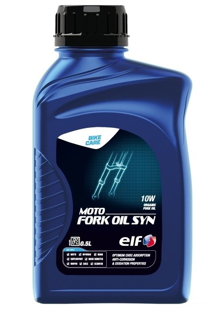 elf エルフオイル MOTO FORK OIL SYN モーターサイクル用フォークオイル 【0.5L】 サスペンションオイ..