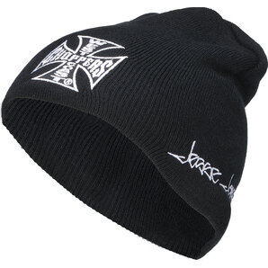 WEST COAST CHOPPERS ウエストコーストチョッパーズ ビーニー 039 アイアンクロス 039 ブラック【BEANIE IRON CROSS BLACK】