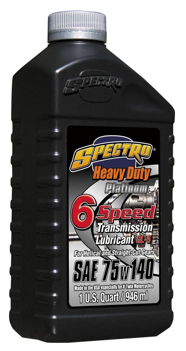 SPECTRO スペクトロ HD プラチナム 6スピードトランスミッションオイル 75W-140【1本】 汎用 HARLEY-DAVIDSON ハーレーダビッドソン