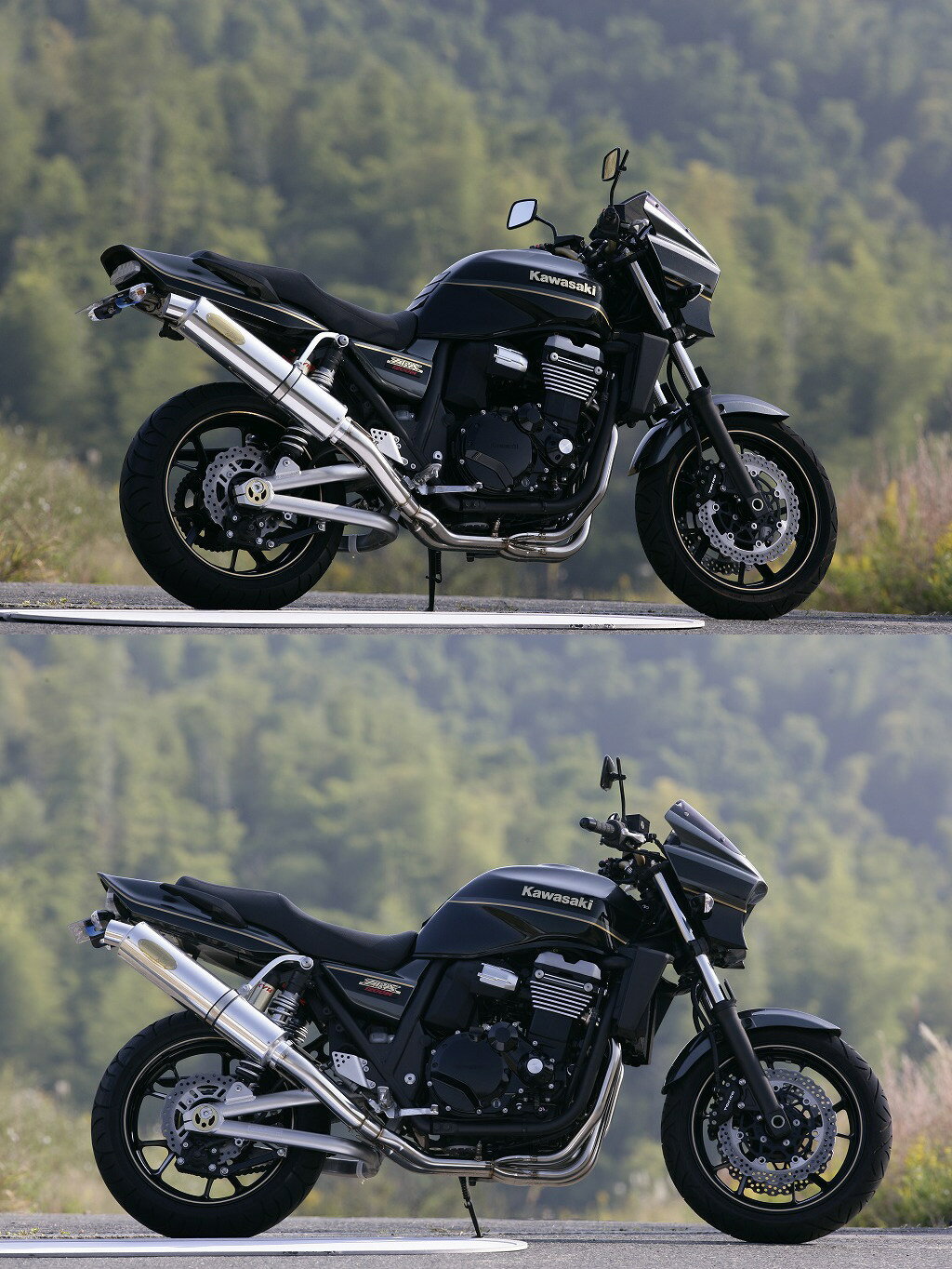 月木レーシング ツキギレーシング TR エキゾーストシステム フルエキゾースト マフラー アップタイプ ZRX1200ダエグ KAWASAKI カワサキ フルエキゾーストマフラー
