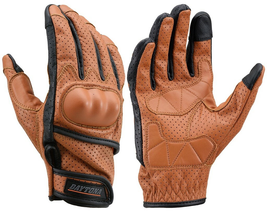 DAYTONA デイトナ グローブ カウレザー パンチングメッシュ プロテクト レザーグローブ アパレル