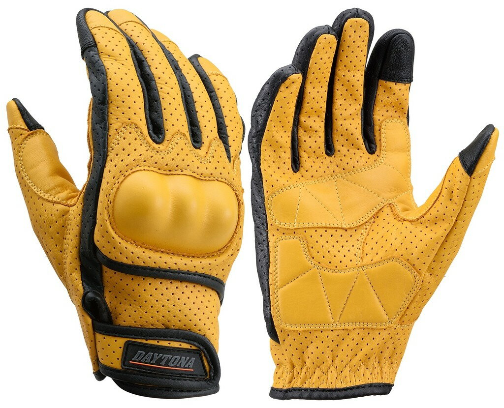 DAYTONA デイトナ グローブ カウレザー パンチングメッシュ プロテクト レザーグローブ アパレル