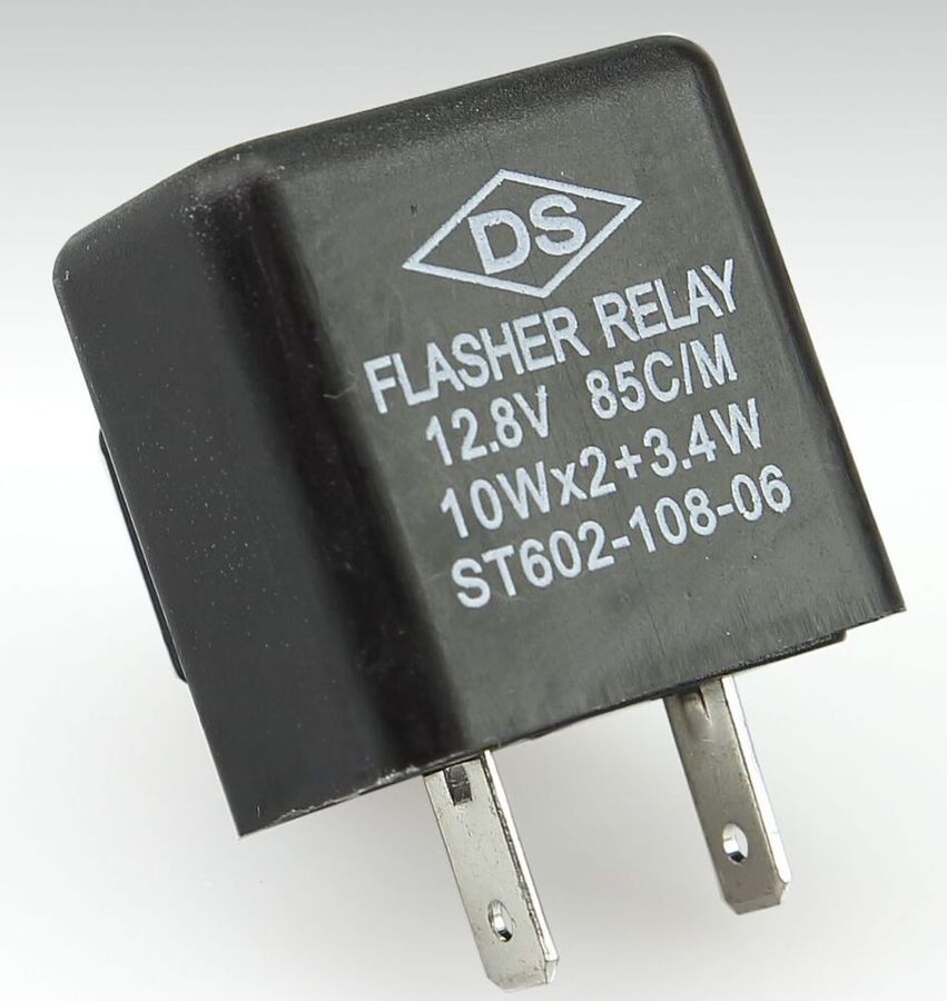 KIJIMA キジマ ウインカーリレー 2極式 12V 合計20W BK 灯火類 電装系