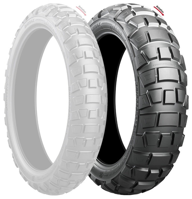 BRIDGESTONE ブリヂストン BATTLAX ADVENTURECROSS AX41 【4.60-17 62P W】 バトラックス アドベンチャークロス タイヤ XL400R XLX250R XLR250 KL250 KLR250 KMX200 DR250S XT250