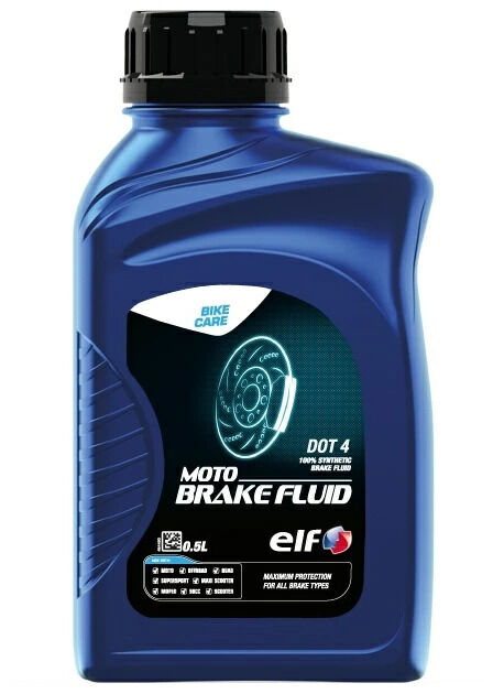 elf GtIC MOTO BRAKE FLUID DOT4 [^[TCNpu[Lt[h y0.5Lz