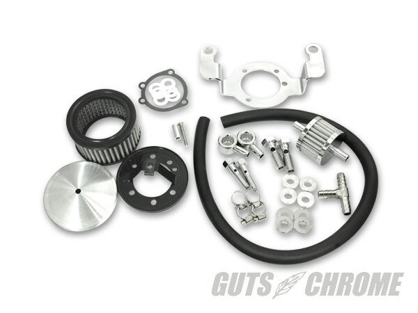 GUTS CHROME ガッツクローム MOONEYES Hi Flow エアクリーナーキット 99年以降TC用 DYNAファミリー CVキャブレター装着車 SOFTAILファミリー TOURINGファミリー HARLEY-DAVIDSON ハーレーダビッドソン エアクリーナー・エアクリーナーエレメント 吸気関連 エンジン