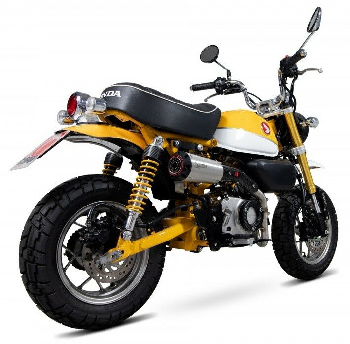 SCORPION スコーピオン レッドパワー フルエキゾーストマフラー モンキー125 HONDA ホンダ マフラー タイプ：Brushed Stainless Steel Sleeve