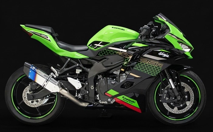 TRICKSTAR トリックスター レーシングコンバートキット IKAZUCHI ショート Ninja ZX-25R SE Ninja ZX-25R SE KRT EDITION Ninja ZX-25R スタンダード KAWASAKI カワサキ フルエキゾーストマフラー サイレンサータイプ：焼きステンレス