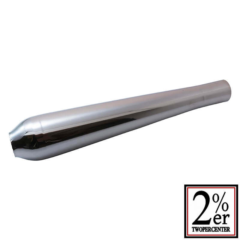 2%er ツーパーセンター ラウンドメガホンマフラー 補修・汎用サイレンサー マフラー