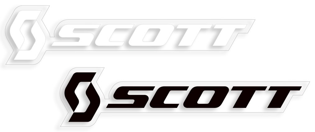 SCOTT スコット ステッカー ホリゾンタル ステッカー・デカール 外装