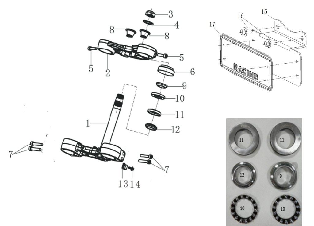 GPX純正部品 ジーピーエックス純正部品 Hexagonal flange bolt M6×12 Legend250Twin GPX GPX