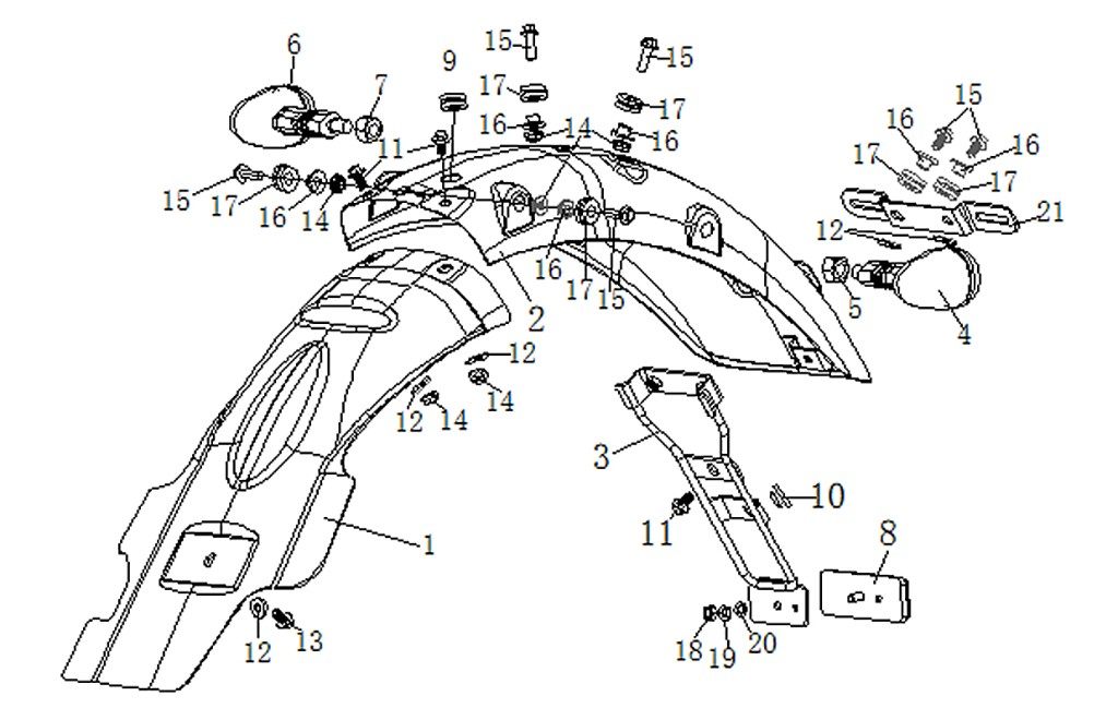 GPX純正部品 ジーピーエックス純正部品 Foam for rear fender aviod touched the frame Legend250Twin GPX GPX