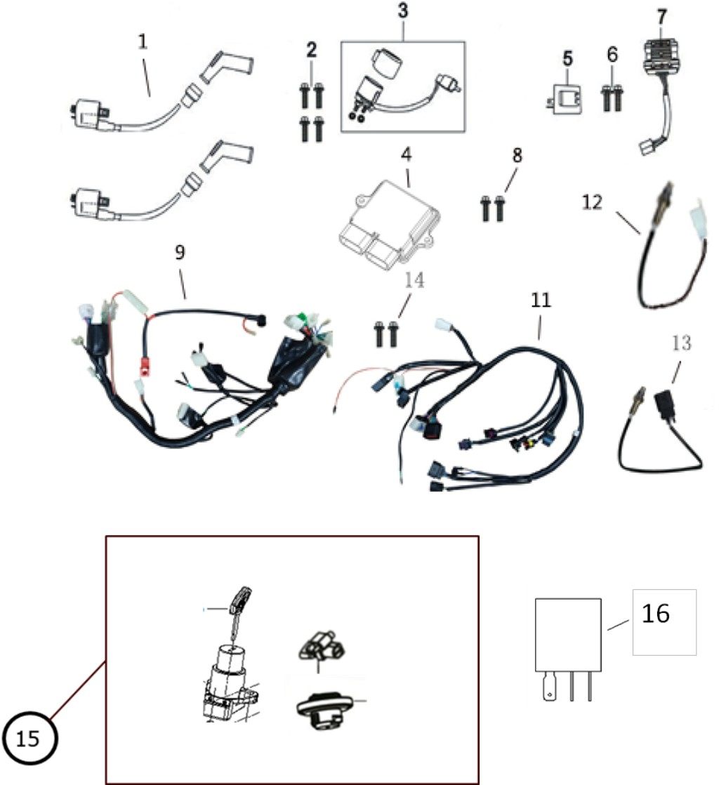 GPX純正部品 ジーピーエックス純正部品 Bolt Legend250Twin GPX GPX