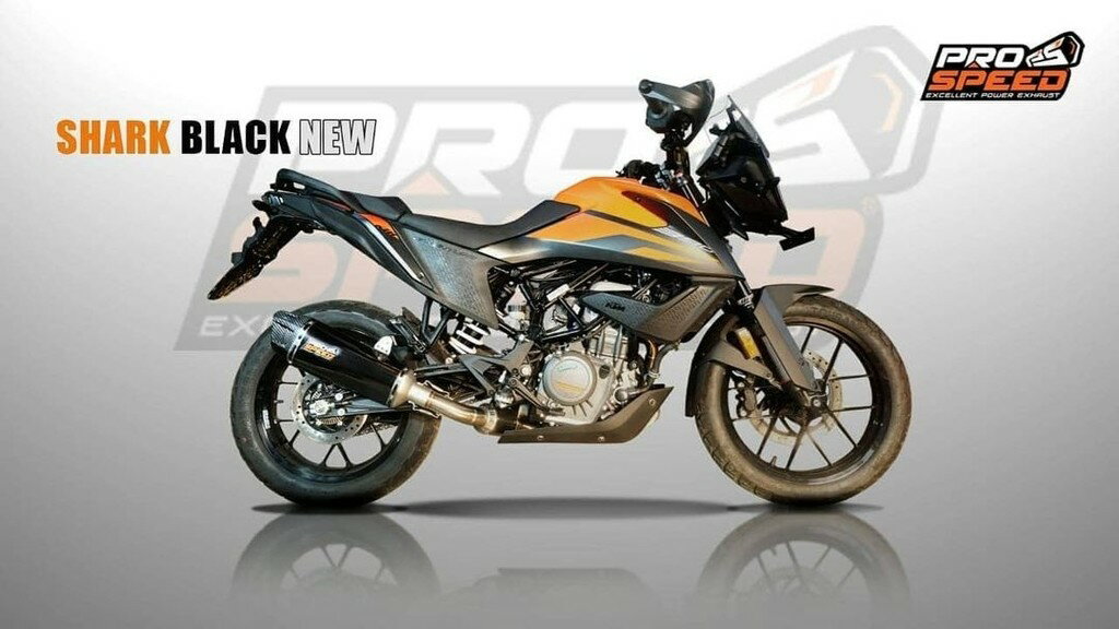 PROSPEED プロスピード フルエキゾーストマフラー シャークブラックシリーズ 390 ADVENTURE KTM マフラー