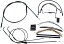 MAGNUM ޥʥ CONTROL CABLE KIT BP [0610-1015] Road King (EFI) - FLHR 2007 Road King Classic (EFI) - FLHRC 2007 Road King Custom (EFI) - FLHRS 2007 Street Glide (EFI) - FLHX 2007