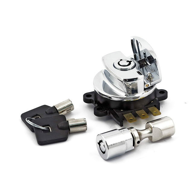 MCS エムシーエス イグニッションスイッチ＆フォークロックキット【IGNITION SWITCH ＆ FORK LOCK KIT】 96-10NUSOFTAIL； 93-05NUFXDWG； 94-13 FLHR FLHRCNU HARLEY-DAVIDSON ハーレーダビッドソン キーシリンダー・鍵 スイッチ・ハーネス関係 電装系
