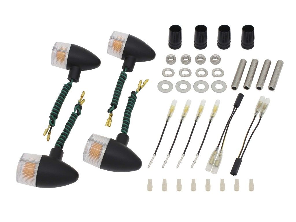 POSH Faith ポッシュ フェイス 車種専用ウインカーセット クラシカルシリーズ 砲弾タイプ W400 W650 エストレヤ KAWASAKI カワサキ ウインカー