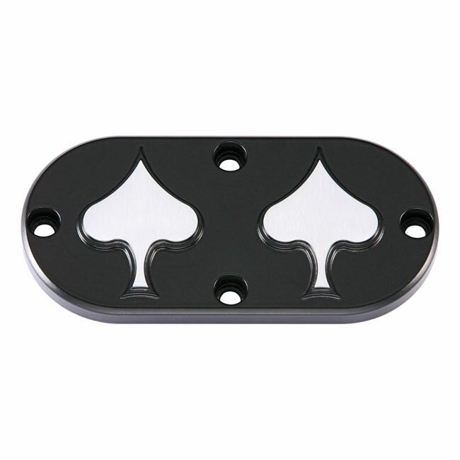 HELLS KITCHEN CHOPPERS ヘルズキッチンチョッパーズ インスペクションカバースペード【INSPECTION COVER SPADE】 65-98 B.T.NU EXCL. FLT FXR HARLEY-DAVIDSON ハーレーダビッドソン その他エンジンカバー エンジンパーツ エンジン