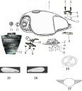 GPX純正部品 ジーピーエックス純正部品 Cross recessed pan head screws M5×18 Legend250Twin GPX GPX