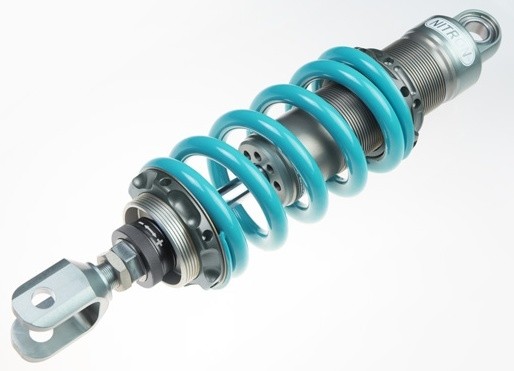 NITRON ナイトロン リアサスペンションモノショック NTR R1 シリーズ DUKE690 KTM リアサスペンション サスペンション 足回り スプリングカラー：ターコイズブルー