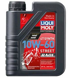 LIQUI MOLY L Motorbike STREET RACE 4T SYNTH (Xg[g[X) y10W-60zy4TCNICz