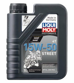 LIQUI MOLY リキモリ Motorbike STREET 4T (ストリート ) 【15W-50】【4サイクルオ...