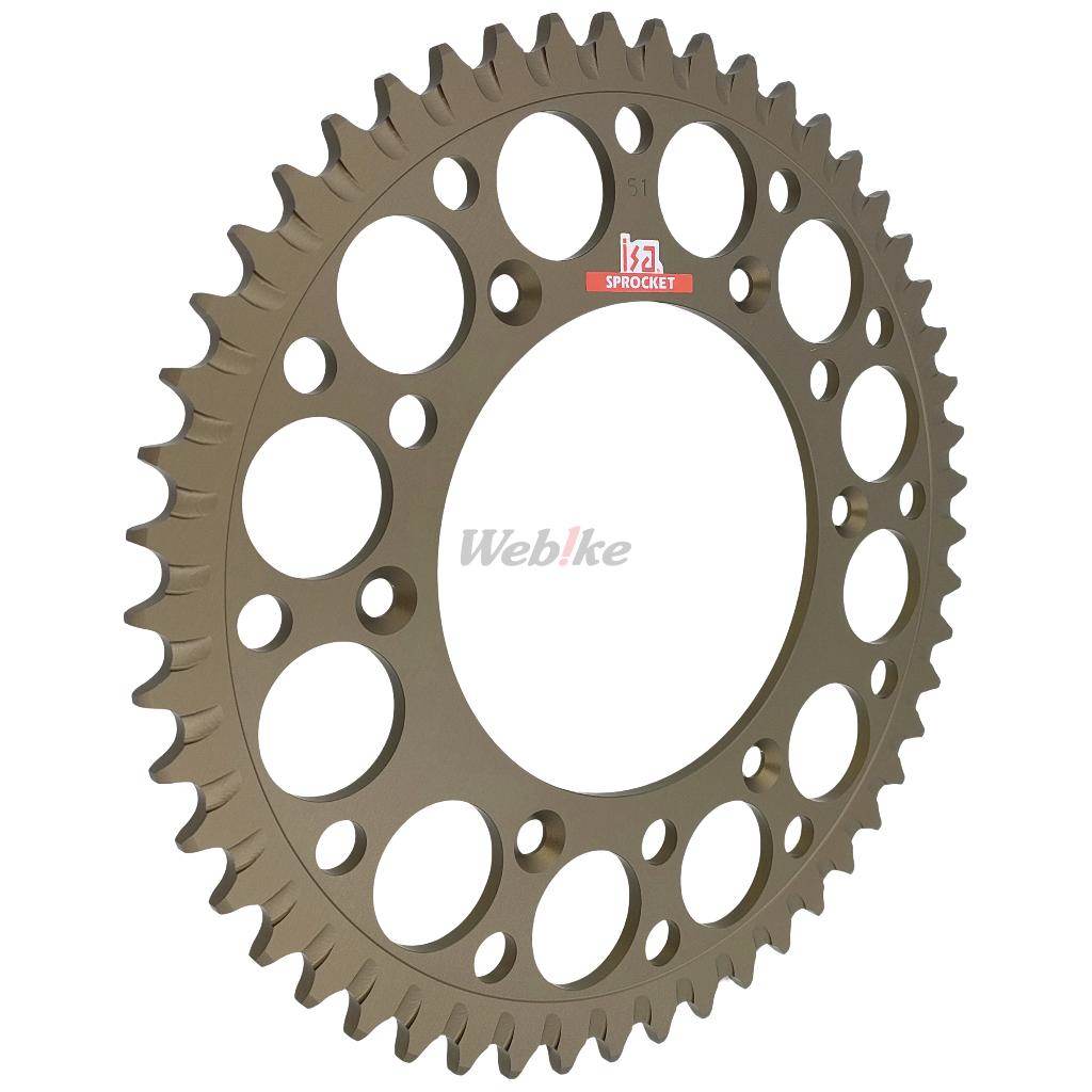 ISA アイエスエー リアスプロケット 【ドリブンスプロケット】 X-Trainer RR4T RR2T Enduro 2T BETA ベータ ドリブンスプロケット・リアスプロケット 駆動系 丁数：51