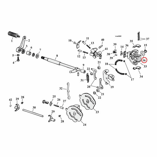 MCS エムシーエス シフターカムシャフト スラストワッシャー【SHIFTER CAM THRUST WASHER】 54-76 XL NU HARLEY-DAVIDSON ハーレーダビッドソン ミッション・ギア エンジンパーツ エンジン