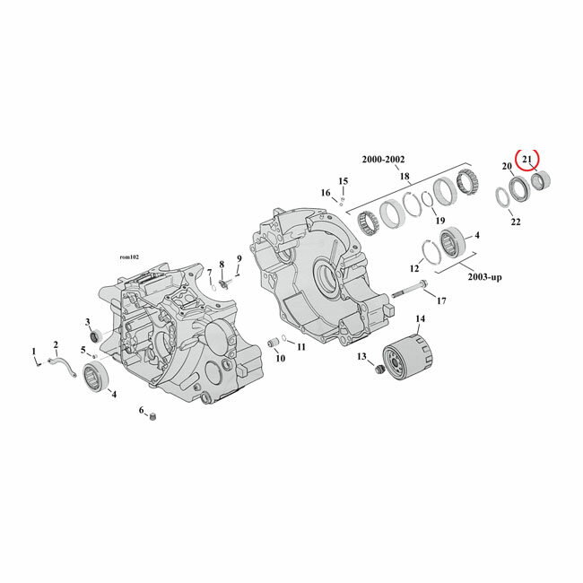 MCS エムシーエス スプロケットシャフトスペーサー【SPACER SPROCKET SHAFT】 06-13 DYNA TOURING； 07-13 SOFTAIL HARLEY-DAVIDSON ハーレーダビッドソン ミッション・ギア エンジンパーツ エンジン