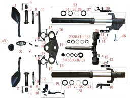 GPX純正部品 ジーピーエックス純正部品 CROSS RECESSED PAN SCREW、 M6×16 Demon GR200R GPX GPX