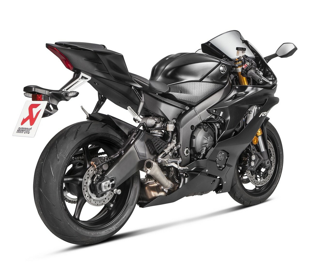 AKRAPOVIC アクラポビッチ スリップオンマフラー メガフォン(チタン) YZF-R6 YAMAHA ヤマハ