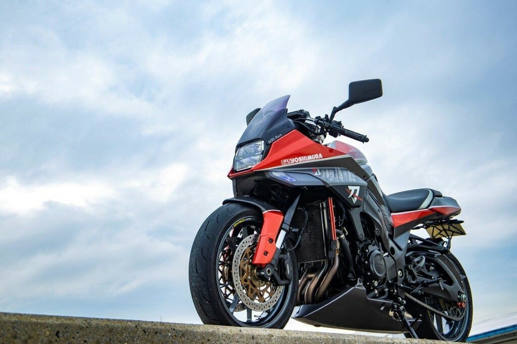 ADVANTAGE ���ɥХ�ơ��� �����ѡ������եꥯ����󡦥��ƥ�쥹����å��磻�䡼 GSX-S1000SR New KATANA SUZUKI ������ ����å��磻�䡼 �ϥ�ɥ���եѡ��� �ϥ�ɥ�