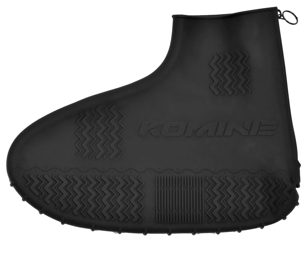 KOMINE コミネ RK-360 バックジッパーシリコンレインブーツカバー レインシューズ...