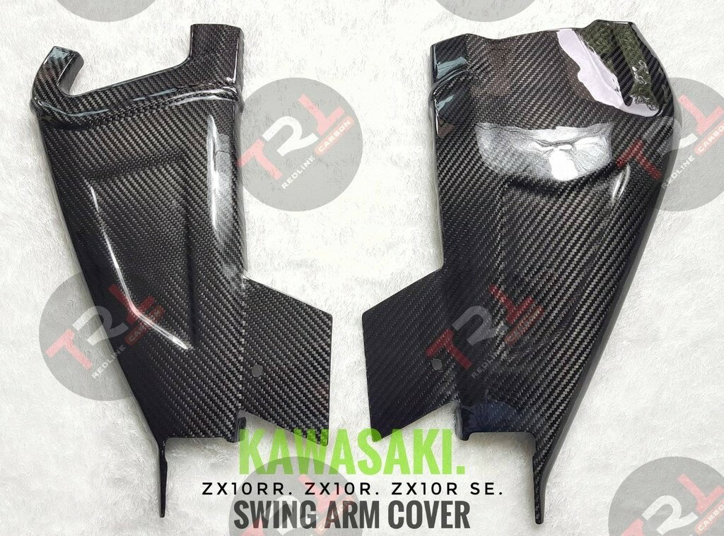 TRL Redline Carbon TRLレッドラインカーボン Carbon Swingarm cover ZX-10 ZX-10R レース専用モデル ZX-10RR レース専用モデル ZX10R ZX10RR ZX10RR-ZX10R-ZX10RSE ZX10RSE