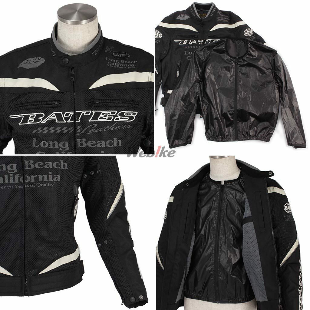 BATES ベイツ 2wayメッシュジャケット(防風インナー付き) メッシュジャケット ジャケット アパレル