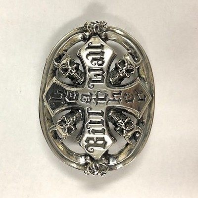 ���ʲ�K&W ��BILL WALL LEATHER��Demon Skull Logo Belt Buckle �٥�ȥХå��� ����¾���ѥ�륰�å� ���ѥ��