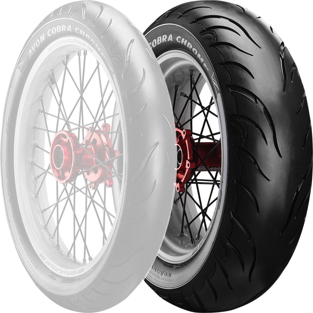 AVON エイボン Cobra Chrome AV92【180/70R16 77V TL】コブラクローム タイヤ FXDF DYNA FATBOB FLSB Softail Sport Glide FXFB SOFTAIL FATBOB FXLR SOFTAIL LOWRIDER SPORTSTER S ワルキューレ VTX1800