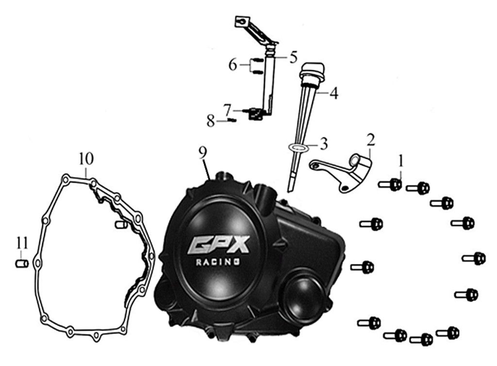 GPX純正部品 ジーピーエックス純正部品 PIN、DOWEL LEGEND 150 GPX GPX