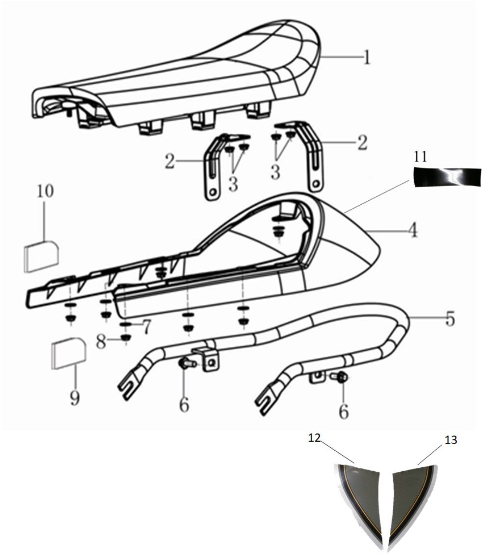 GPX純正部品 ジーピーエックス純正部品 Nut M6 LEGEND 150 GPX GPX