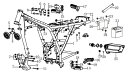 GPX純正部品 ジーピーエックス純正部品 Engine connecting bracket Front LEGEND 150 GPX GPX