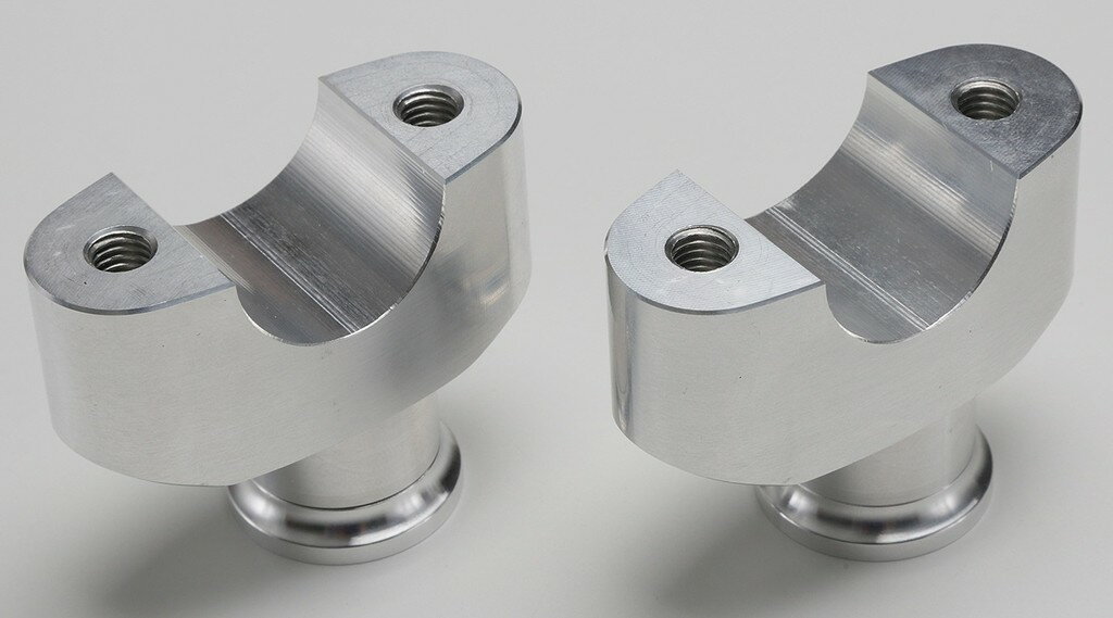 AELLA アエラ ハンドルポスト Z900RS CAFE KAWASAKI カワサキ ハンドルポスト・ハンドルライザー ハンドル周辺パーツ ハンドル カラー：ホワイト(アルマイト)