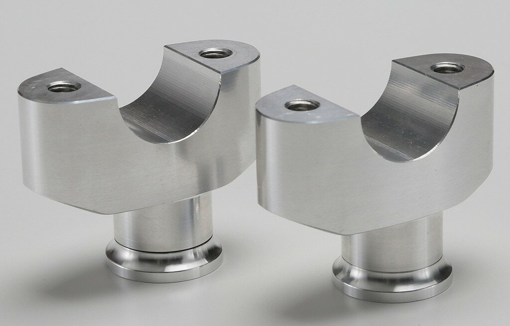 AELLA アエラ ハンドルポスト Z900RS CAFE KAWASAKI カワサキ ハンドルポスト・ハンドルライザー ハンドル周辺パーツ ハンドル カラー：ホワイト(アルマイト) 2