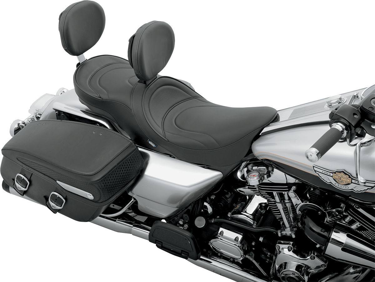 Drag Specialties ドラッグスペシャリティーズ ロープロファイル ダブルバックレストシート マイルド ROADKING 1998-07 【SEAT DBBKREST MLD 97-07RK [0801-0481]】 HARLEY-DAVIDSON ハーレーダビッドソン シート シート関連 外装