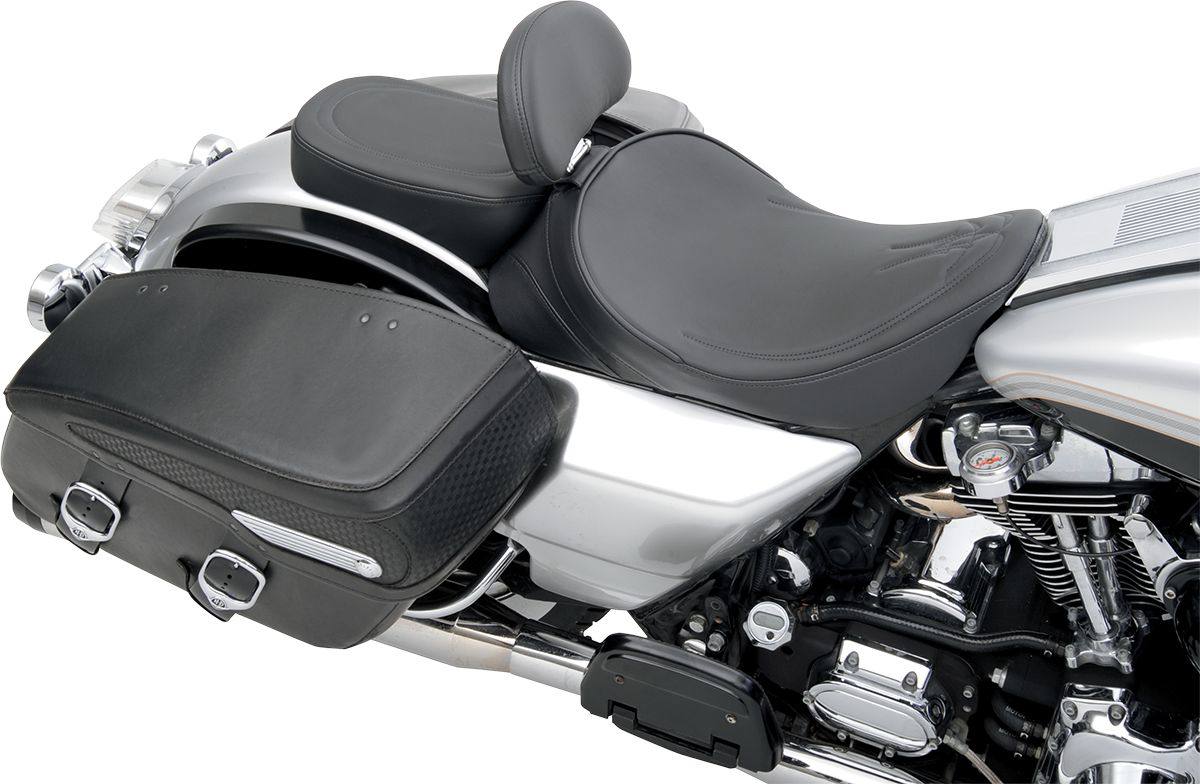 Drag Specialties ドラッグスペシャリティーズ シート ピリオンシートパッド ナロー ピンストライプ ブラック 【SEAT PILLION NRW PS BK [0801-0520]】 HARLEY-DAVIDSON ハーレーダビッドソン シート関連 外装